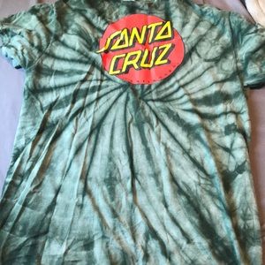 Santa Cruz tie dye tshirt